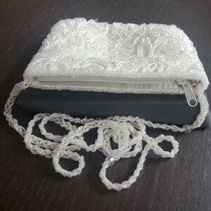 Beautiful Beaded Special Occasion Purse w/Beaded Strap